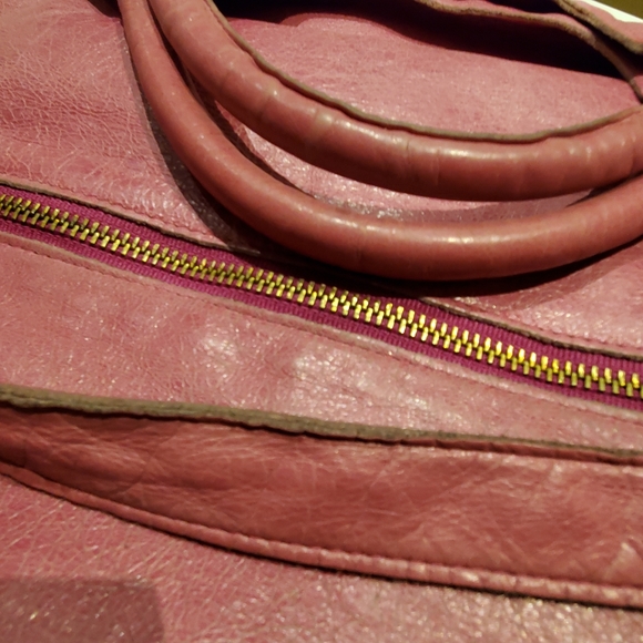 Foley + Corinna Pink Leather Mid City Tote - Picture 9 of 10
